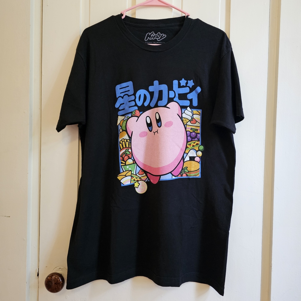 Black Kirby Graphic T-Shirt